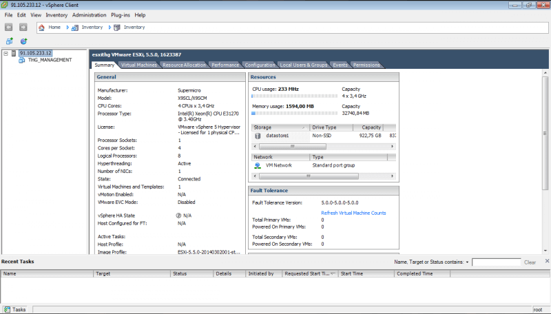 VMware ESXi Install