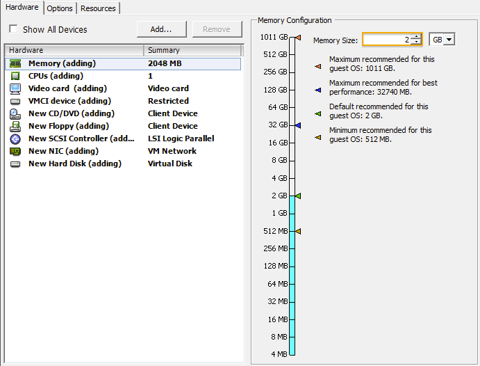 VMware ESXi Install