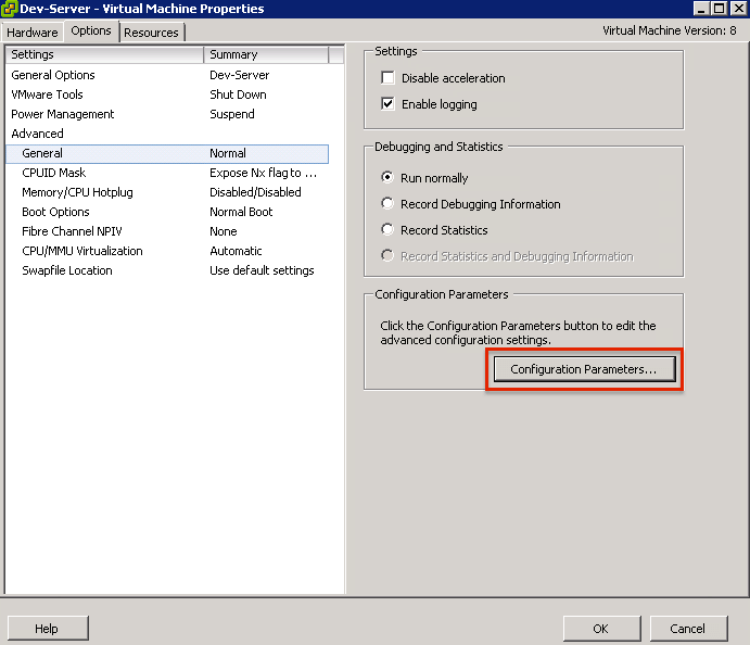 Configuration Parameters